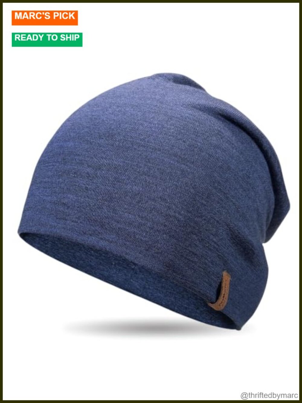 100% Merino Wool Beanie Cuffed Lightweight Breathable Moisture Wicking